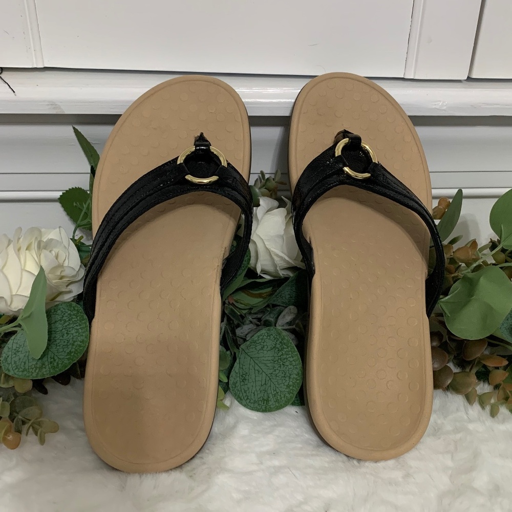 Vionic Tide Aloe Toe Post Sandal Size 9